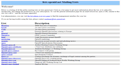 Desktop Screenshot of lists.openid.net