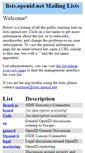 Mobile Screenshot of lists.openid.net