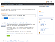 Tablet Screenshot of ideas.openid.net