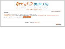 Tablet Screenshot of openid.org.cn